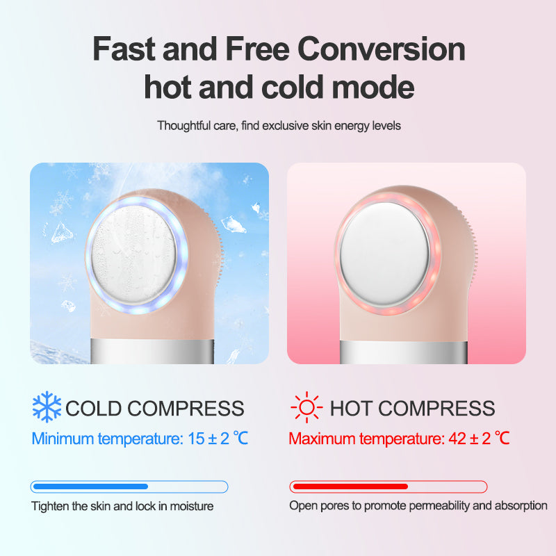 Newest product Waterproof Sonic Vibrating Face Brush Gentle Exfoliating and Massaging for Deep Cleansing Facial Brush