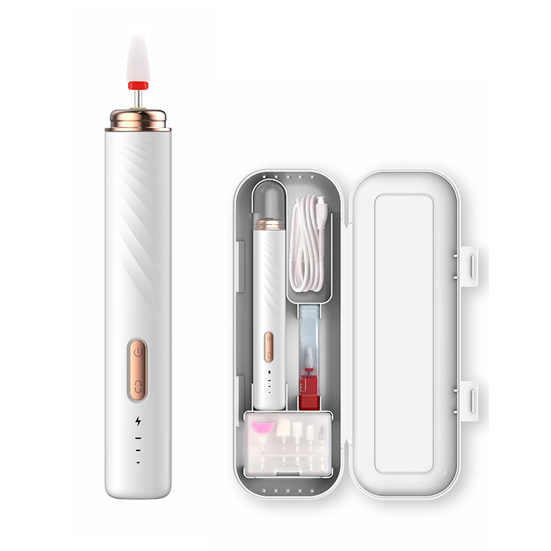 Electrical Professional Nail File Kit Manicure Pedicure Polishing Shape Tools Portable Electric Nail Drill 15000RPM For Home Use