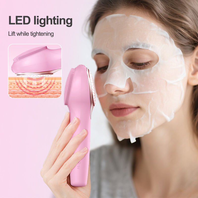 Silicone Face Brushes for Cleansing and Exfoliating Sonic Facial Scrubber Exfoliator Brush Facial Cleansing Brush