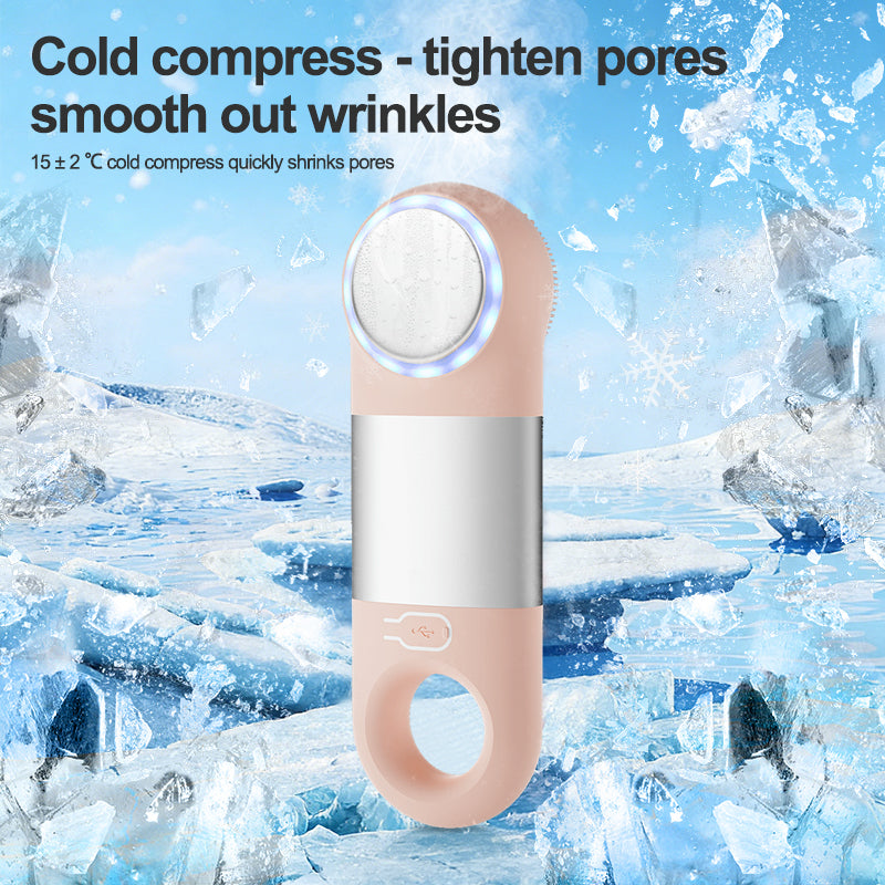 Newest product Waterproof Sonic Vibrating Face Brush Gentle Exfoliating and Massaging for Deep Cleansing Facial Brush