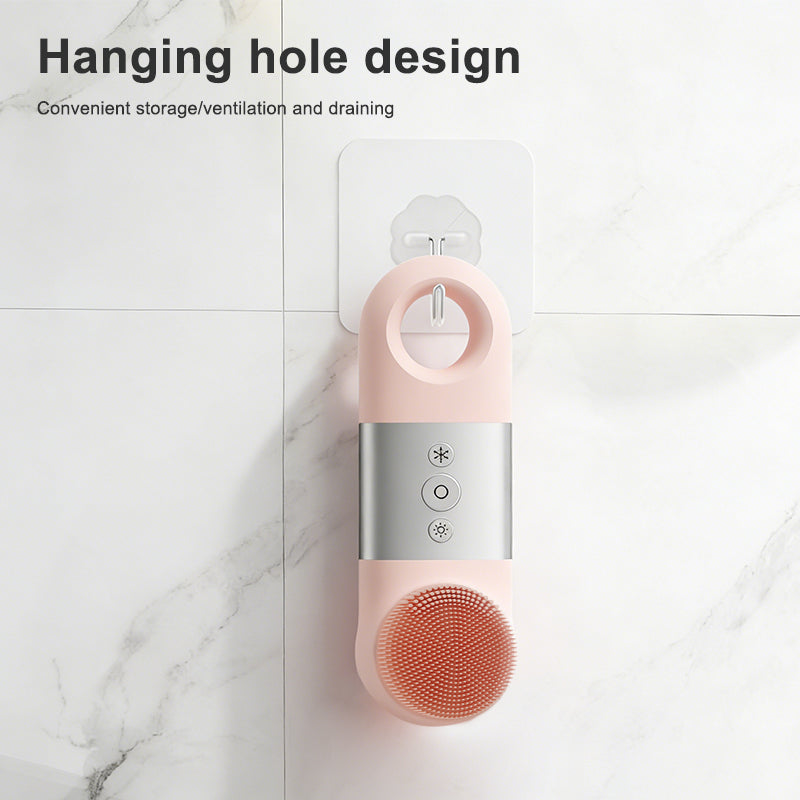 Newest product Waterproof Sonic Vibrating Face Brush Gentle Exfoliating and Massaging for Deep Cleansing Facial Brush