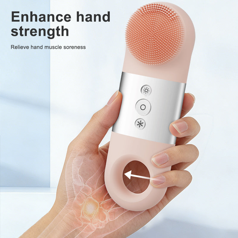 Newest product Waterproof Sonic Vibrating Face Brush Gentle Exfoliating and Massaging for Deep Cleansing Facial Brush